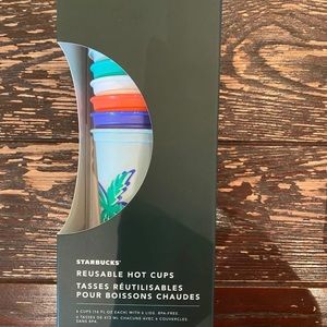 Starbucks Summer Edition Hot Cups-Set 6